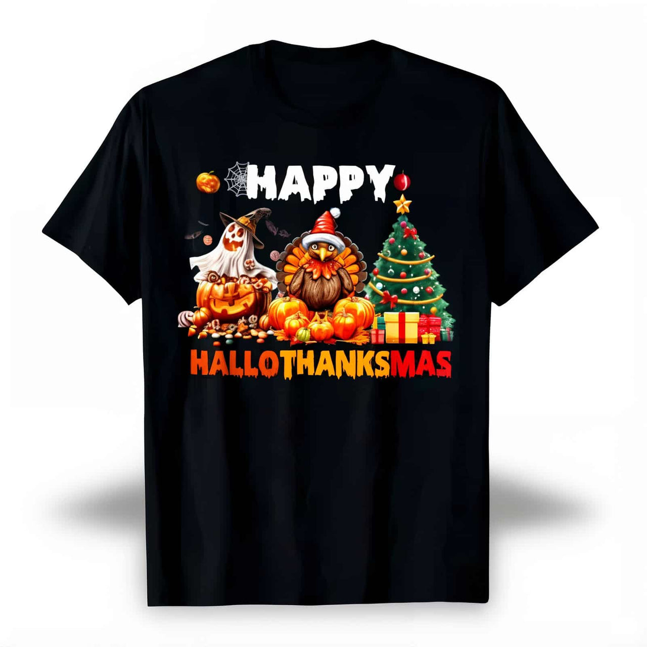 Halloween Christmas Shirt - Jack Pumpkin