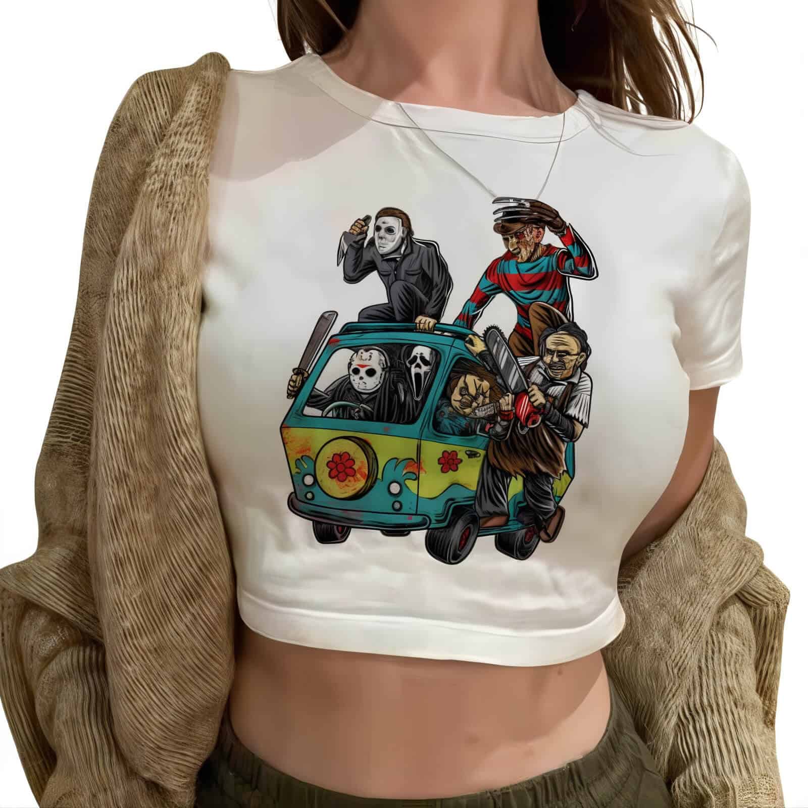 Halloween Crop Top - Jack Pumpkin