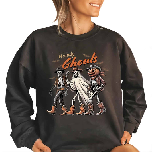 Halloween Graphic Sweatshirt - Jack Pumpkin