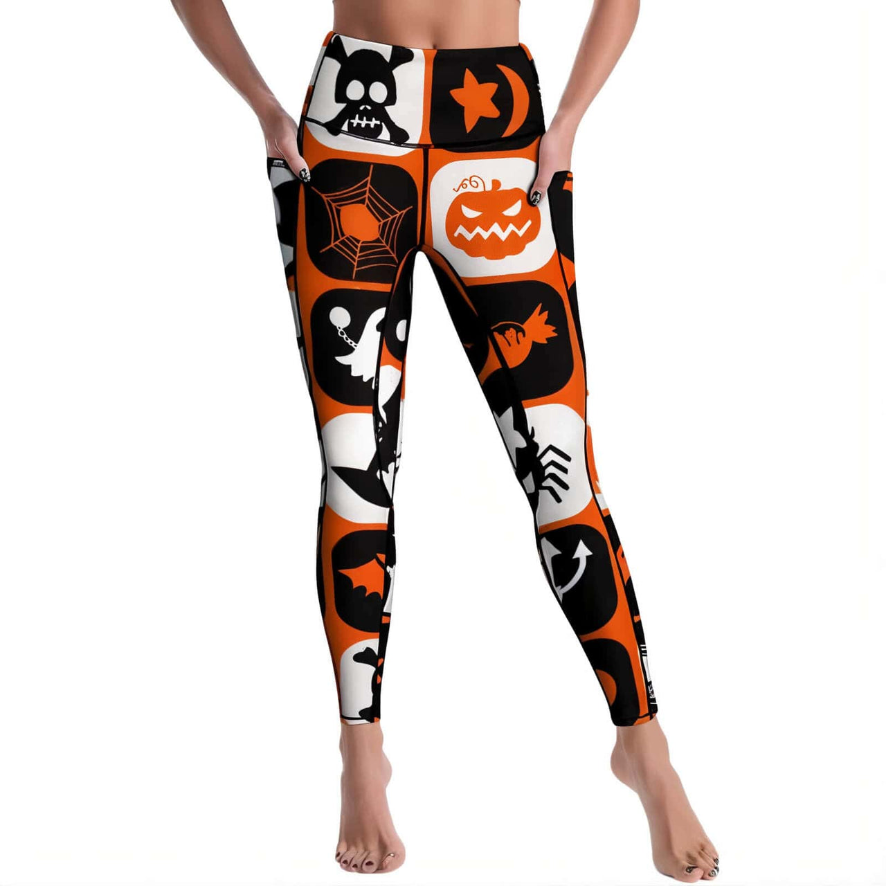 Halloween Horror Leggings - Jack Pumpkin