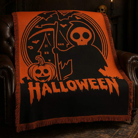 Halloween Jacquard Throw