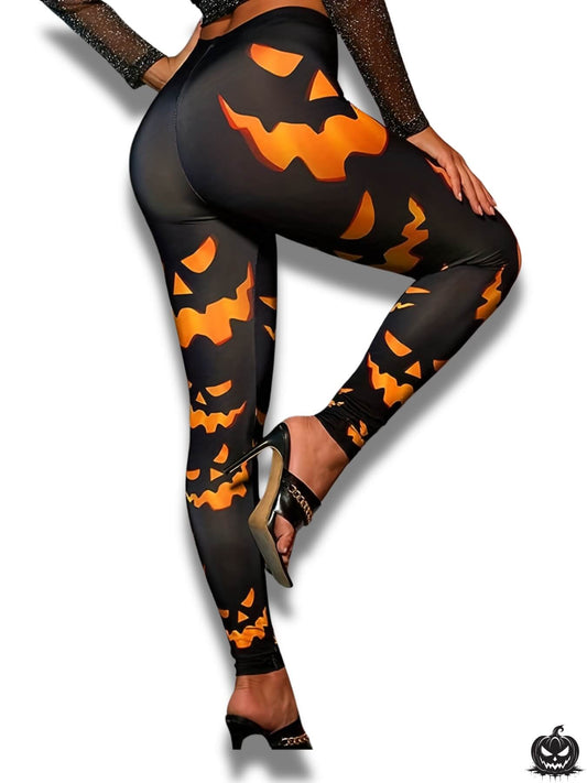 Halloween Leggings - Jack Pumpkin
