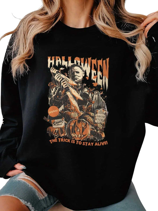 Halloween Movie Sweatshirt - Jack Pumpkin