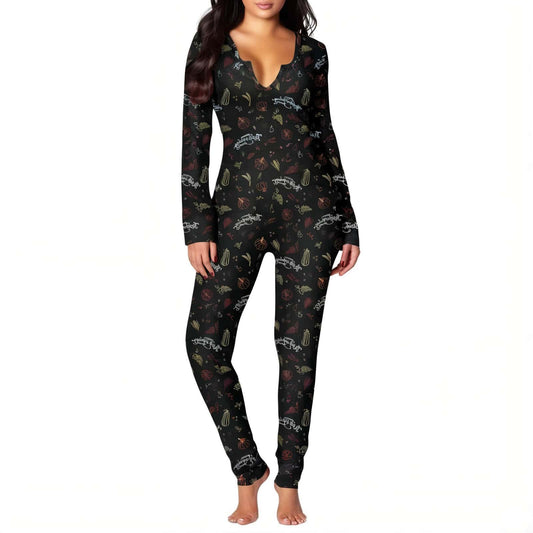 Halloween Onesie For Women - Jack Pumpkin