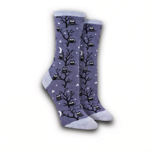 Halloween Owl Socks - Jack Pumpkin