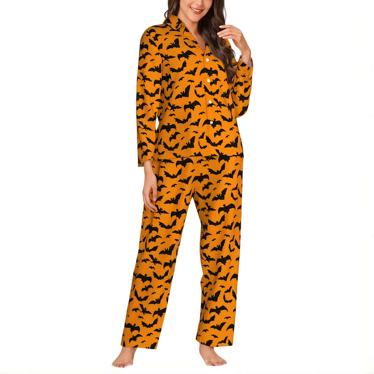 Halloween Pajamas Orange