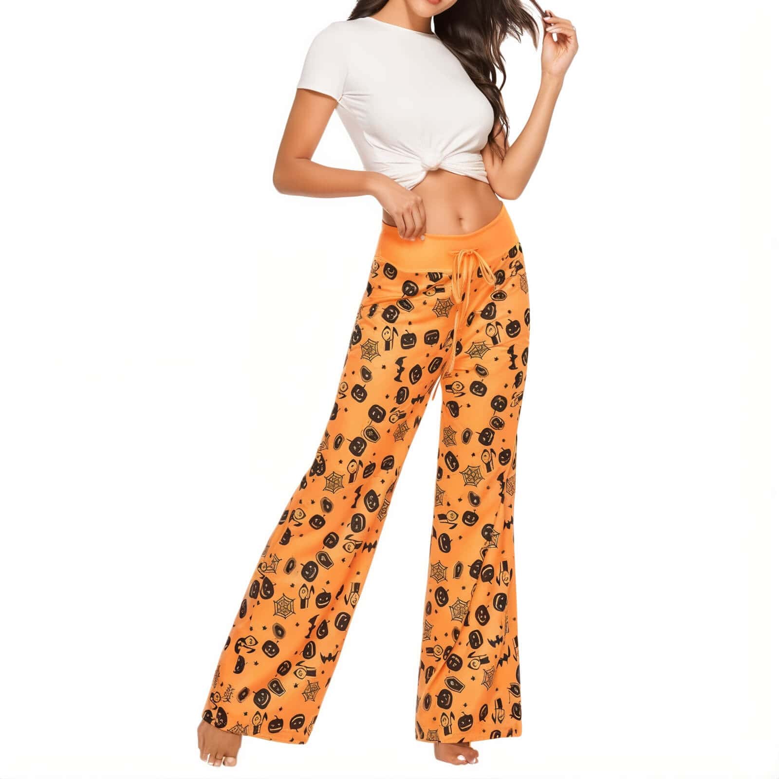 Halloween Pajamas Pants Womens - Jack Pumpkin