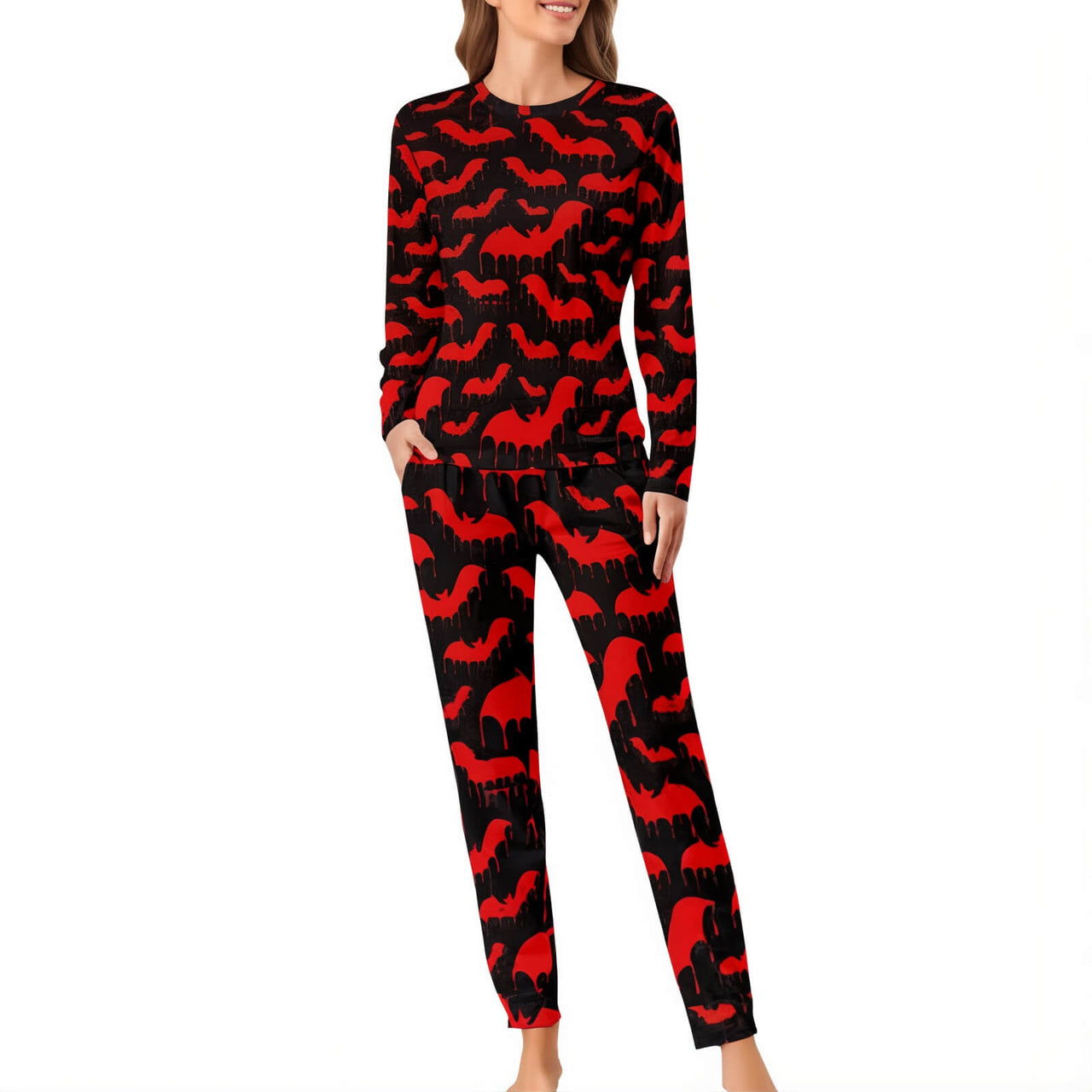 Halloween Pajamas Red