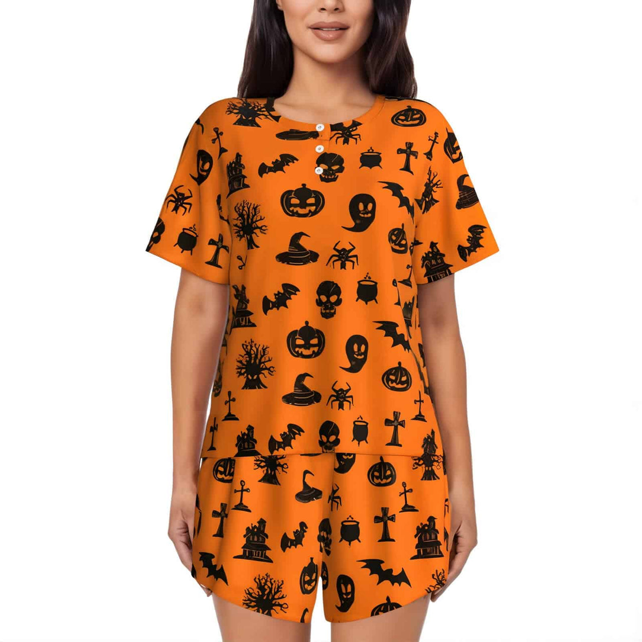 Halloween Pajamas Short Sleeve