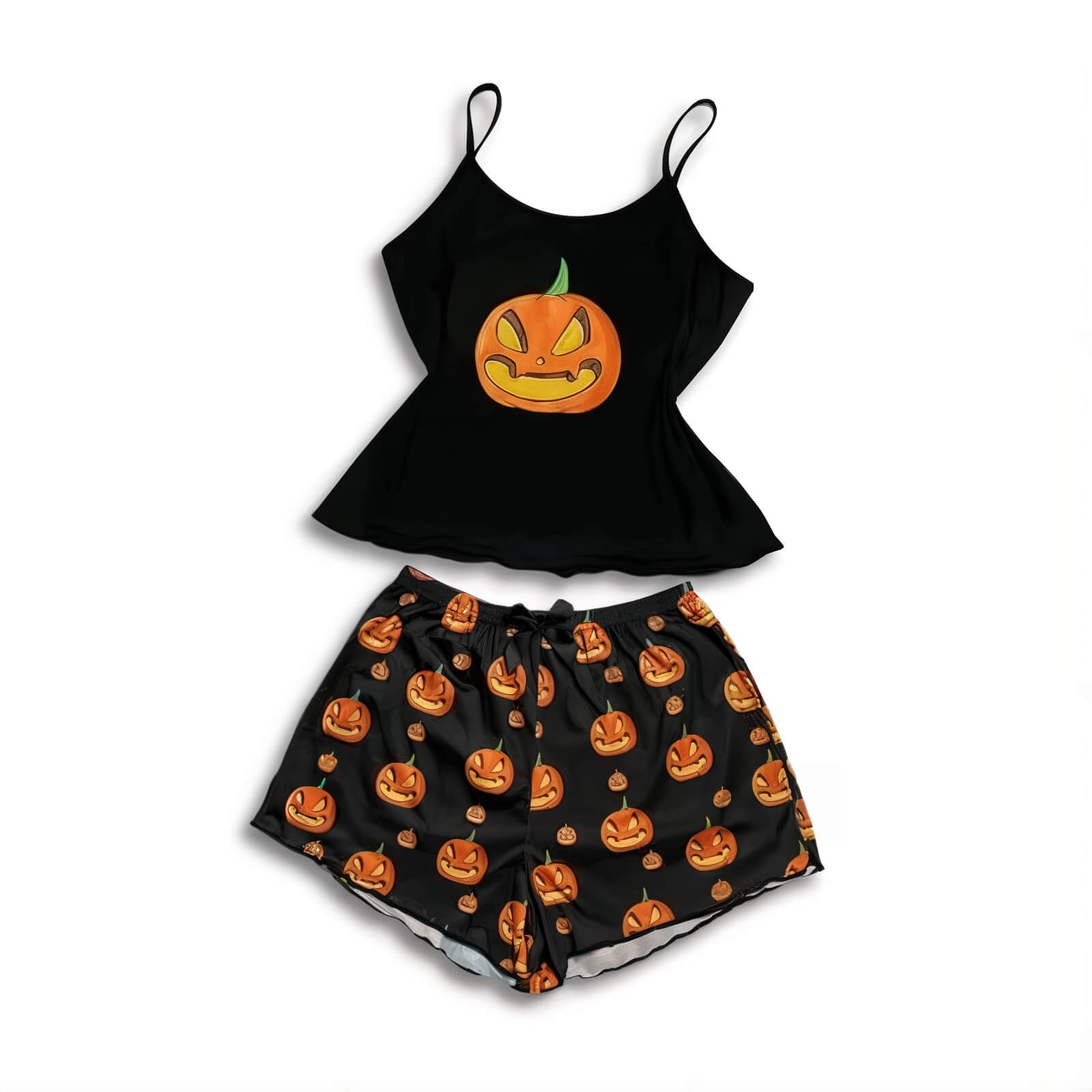 Halloween Pajamas With Tank Top - Jack Pumpkin