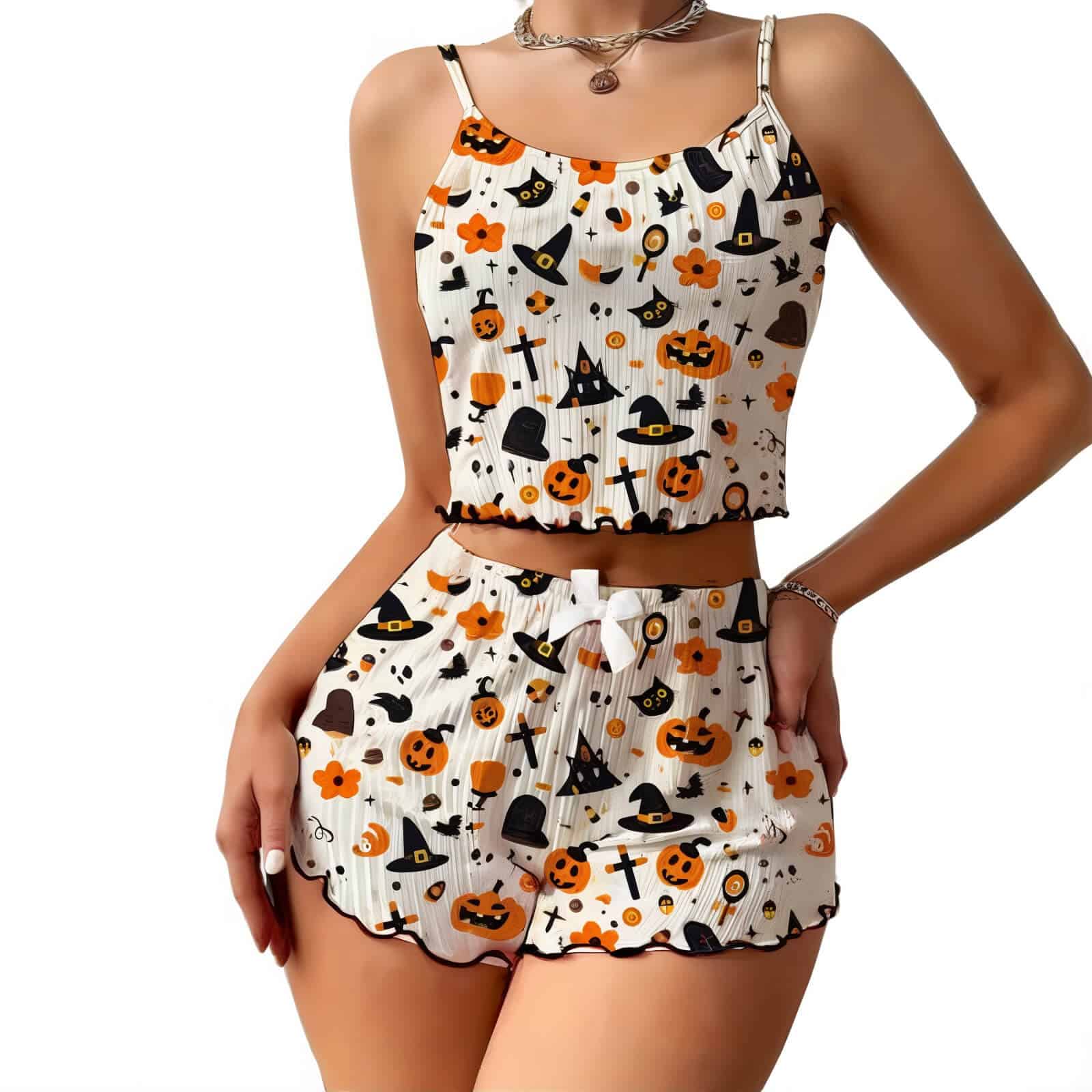 Halloween Pajamas Women - Jack Pumpkin