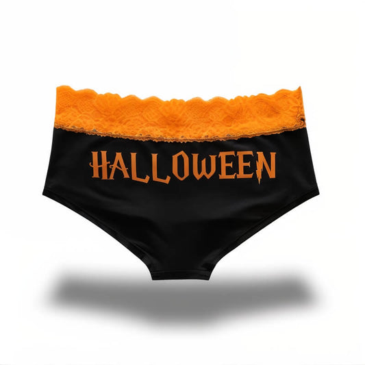 Halloween Panties With Lace