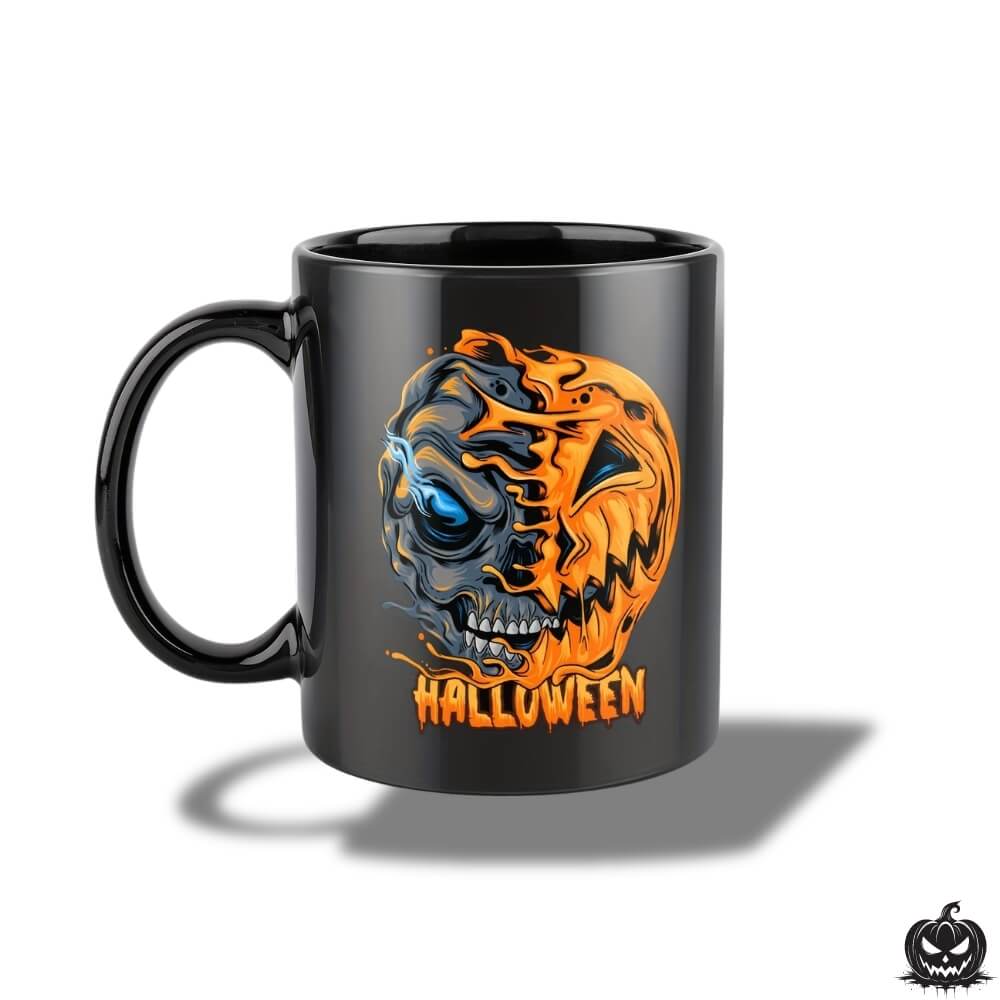 halloween pumpkin mug