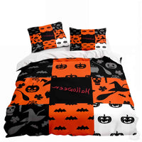 Thumbnail for Halloween Sheets - Orange and Black Bedding - Jack Pumpkin