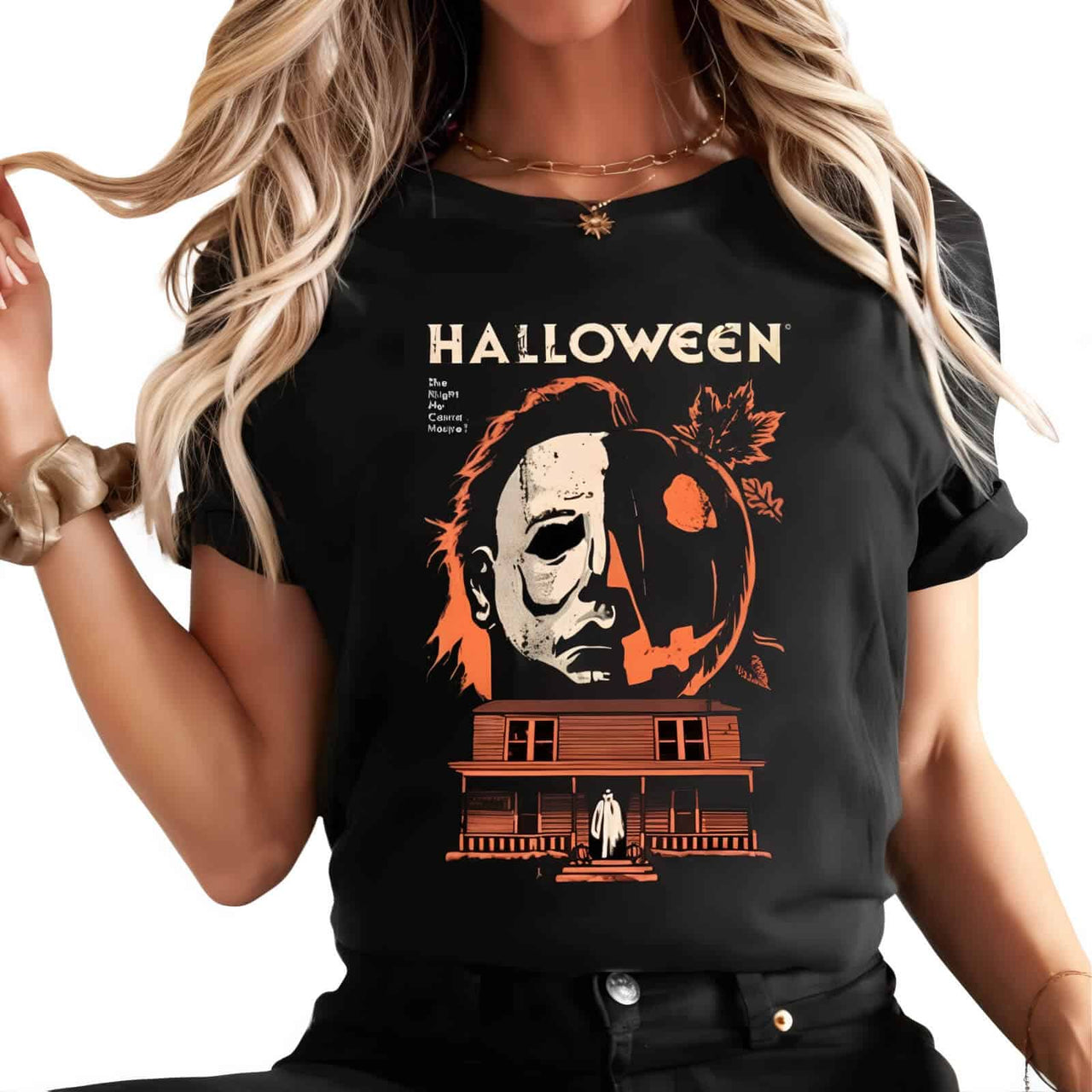 Halloween Shirt Adult - Jack Pumpkin