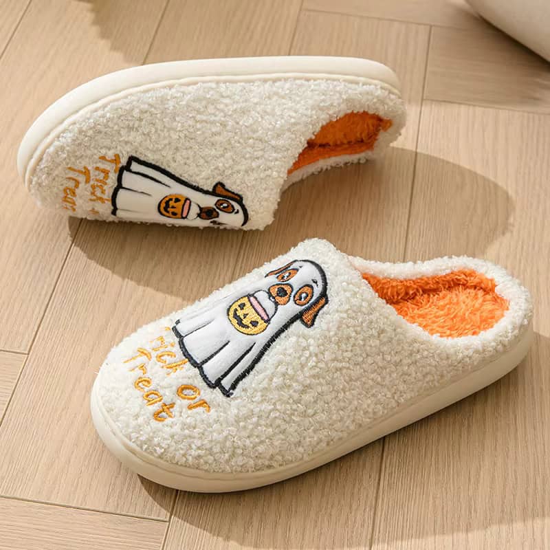 Halloween Slippers Trick Or Treat - Jack Pumpkin