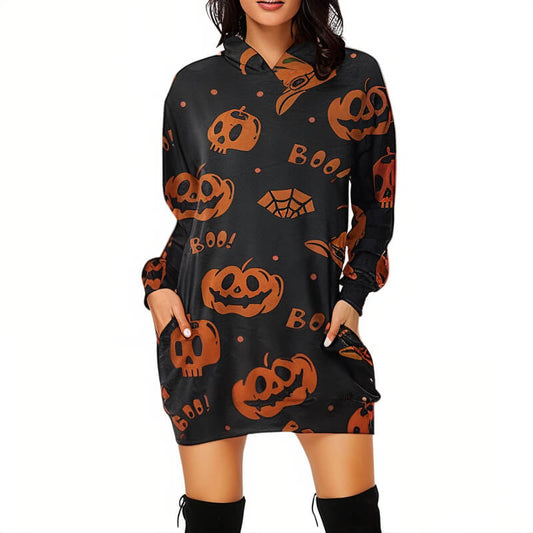 Halloween Sweatshirt Dress