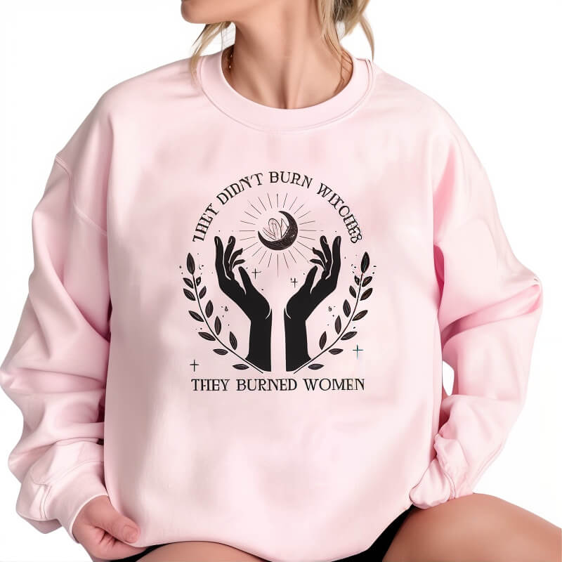 Halloween Sweatshirt Pink