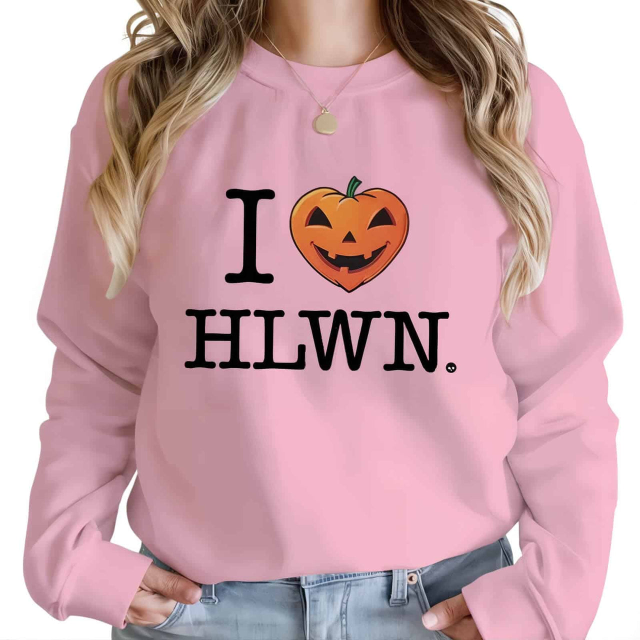 Halloween Sweatshirt Pink