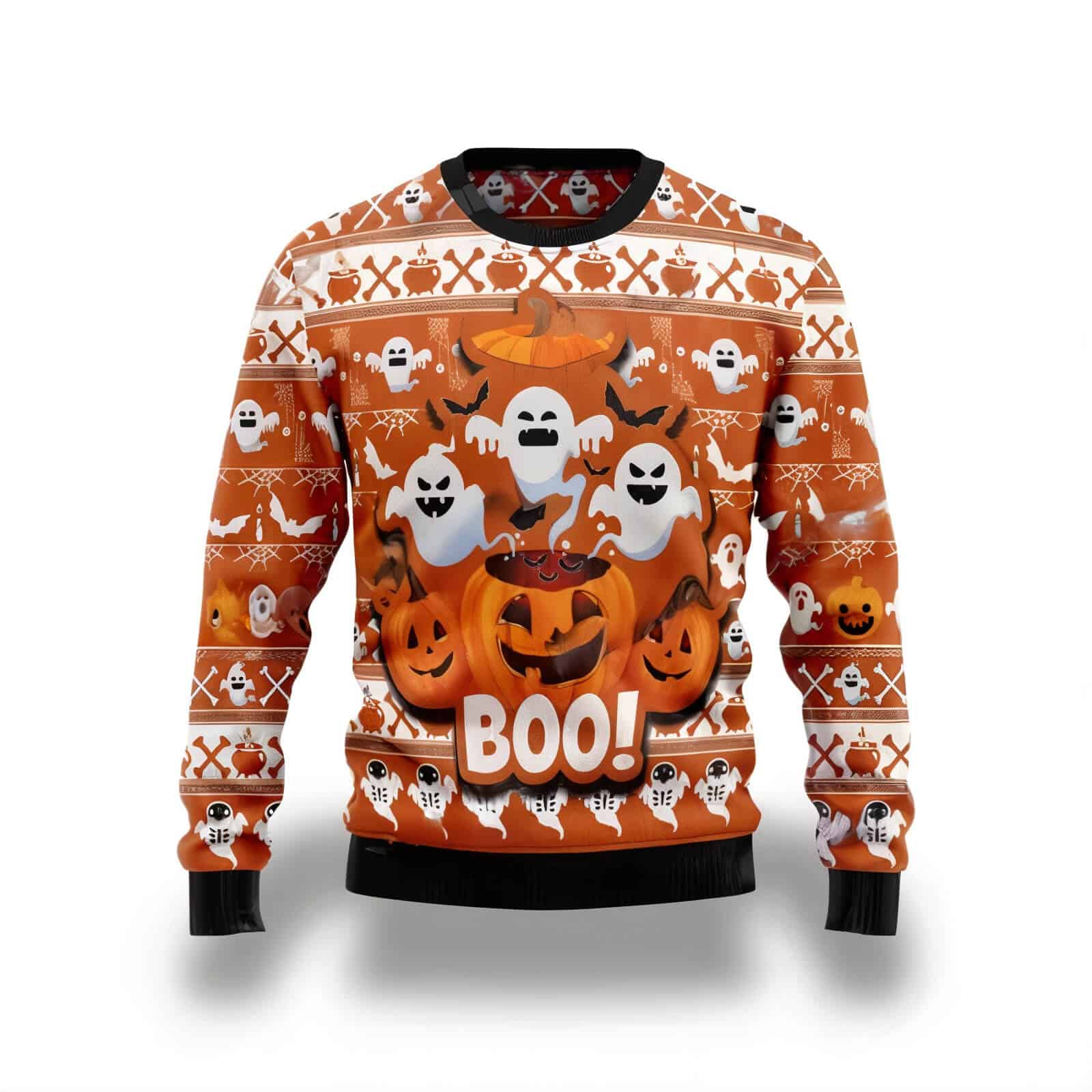 Halloween Ugly Sweater - Jack Pumpkin