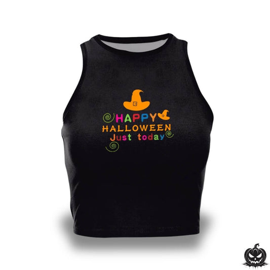 Happy Halloween Crop Top - Jack Pumpkin