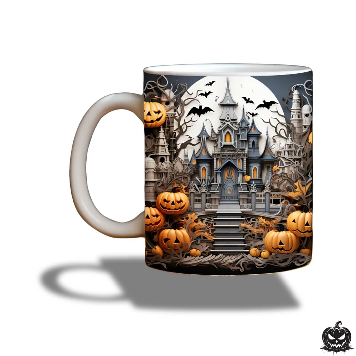 Haunted House Halloween Mug