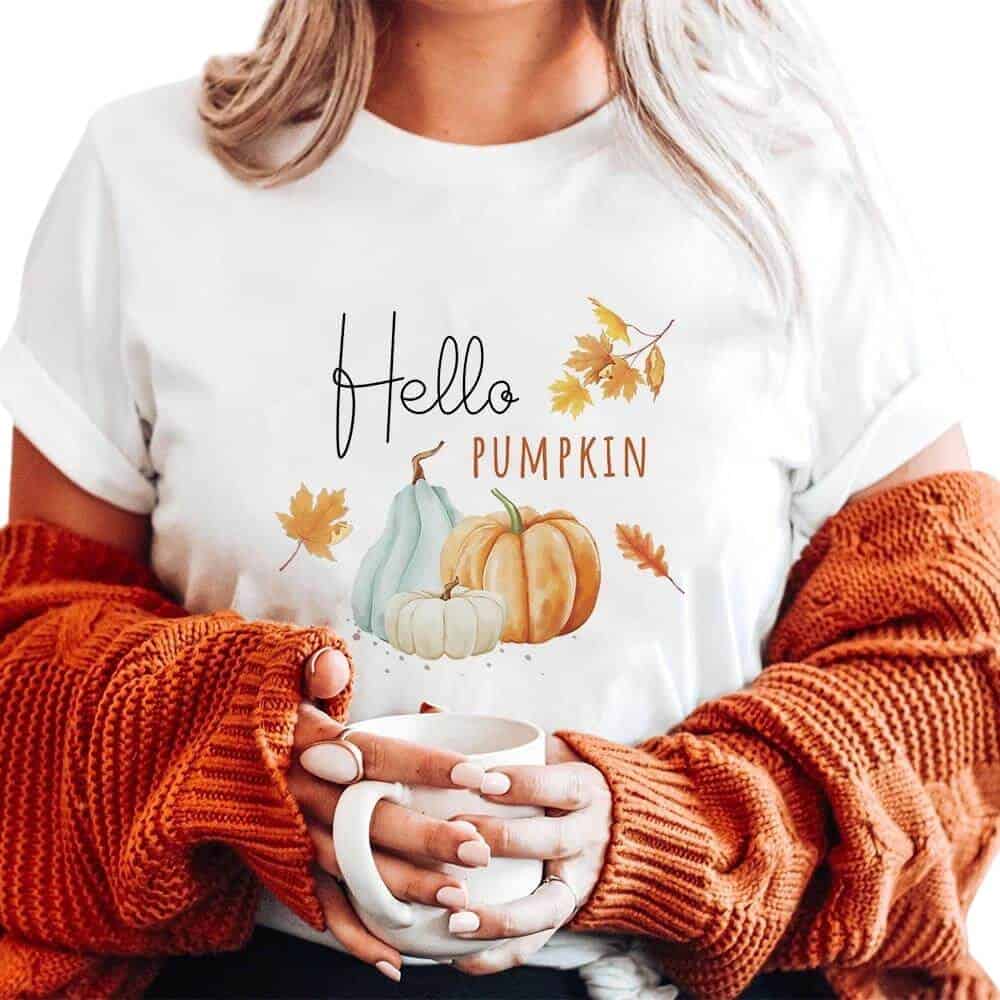 Hello Pumpkin Shirt - Jack Pumpkin
