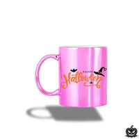 Thumbnail for Hot Pink Halloween Mug - Jack Pumpkin