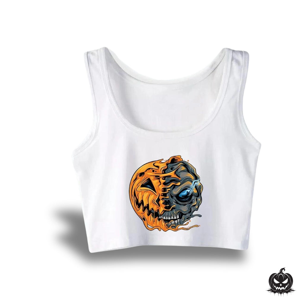 Jack O Lantern Crop Top Skin