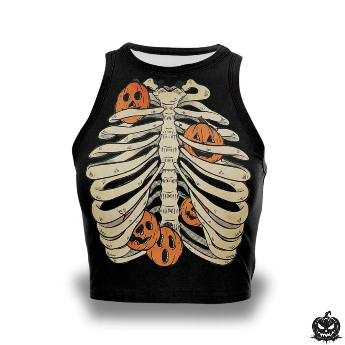 Jack - o - Lantern Crop Top - Jack Pumpkin