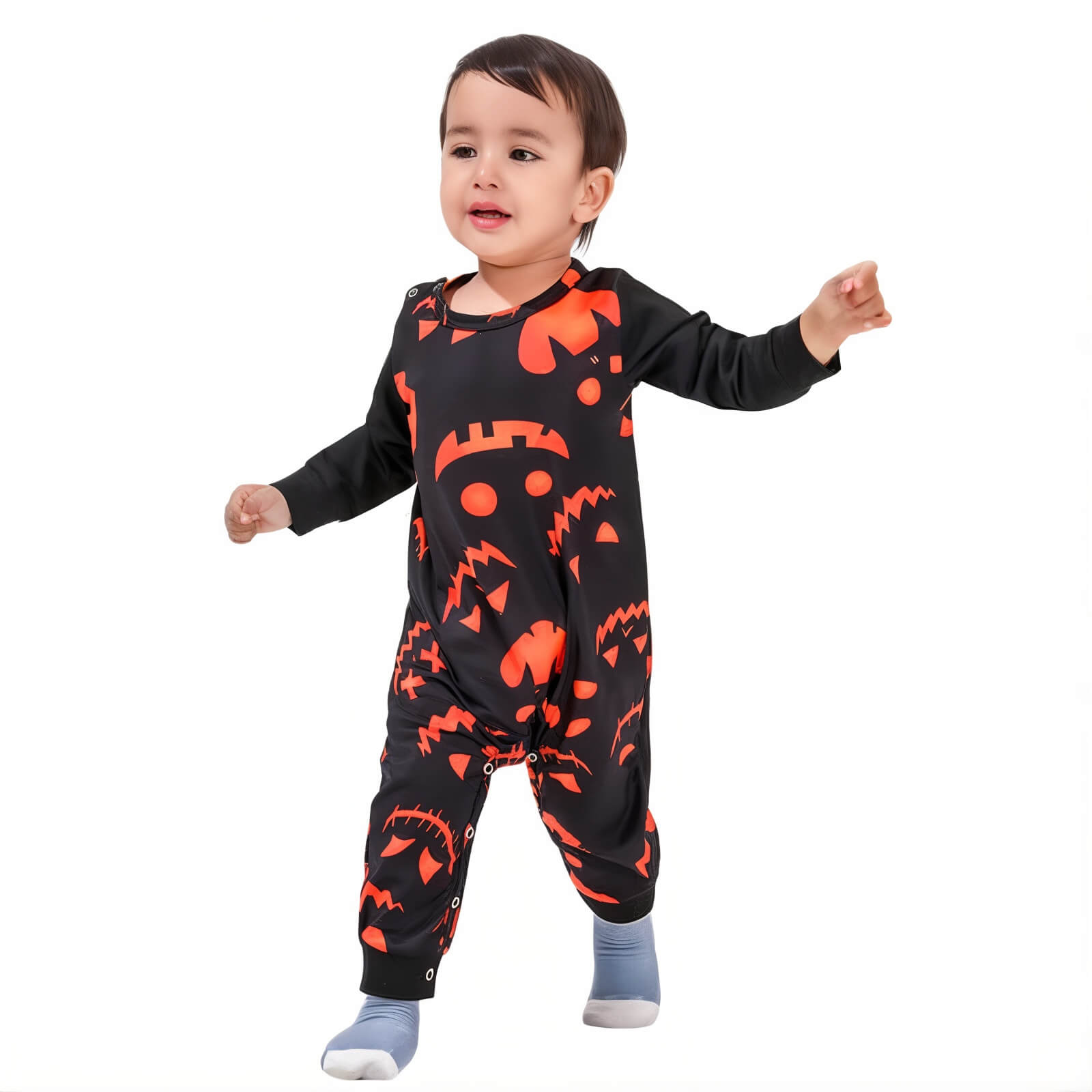 Matching Halloween Pajamas Baby And Toddler - Jack Pumpkin