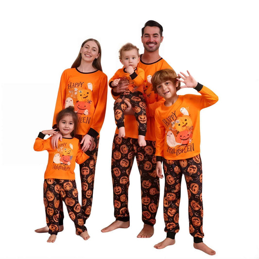Matching Halloween Pajamas For Family - Jack Pumpkin