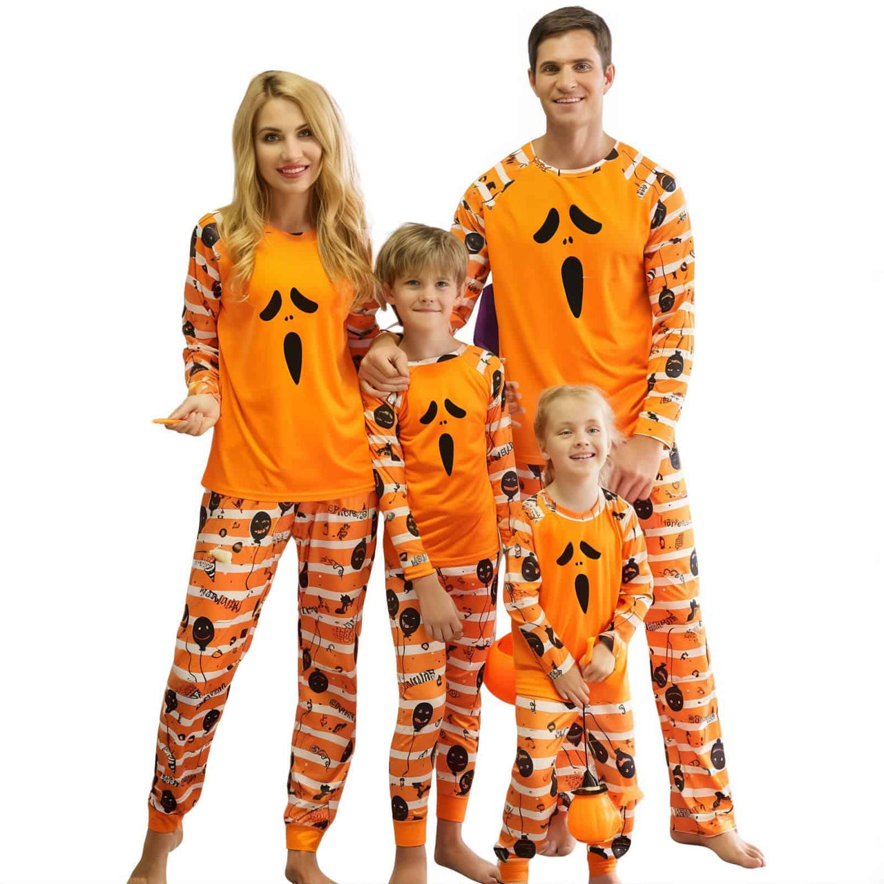 Matching Halloween Pajamas Scream