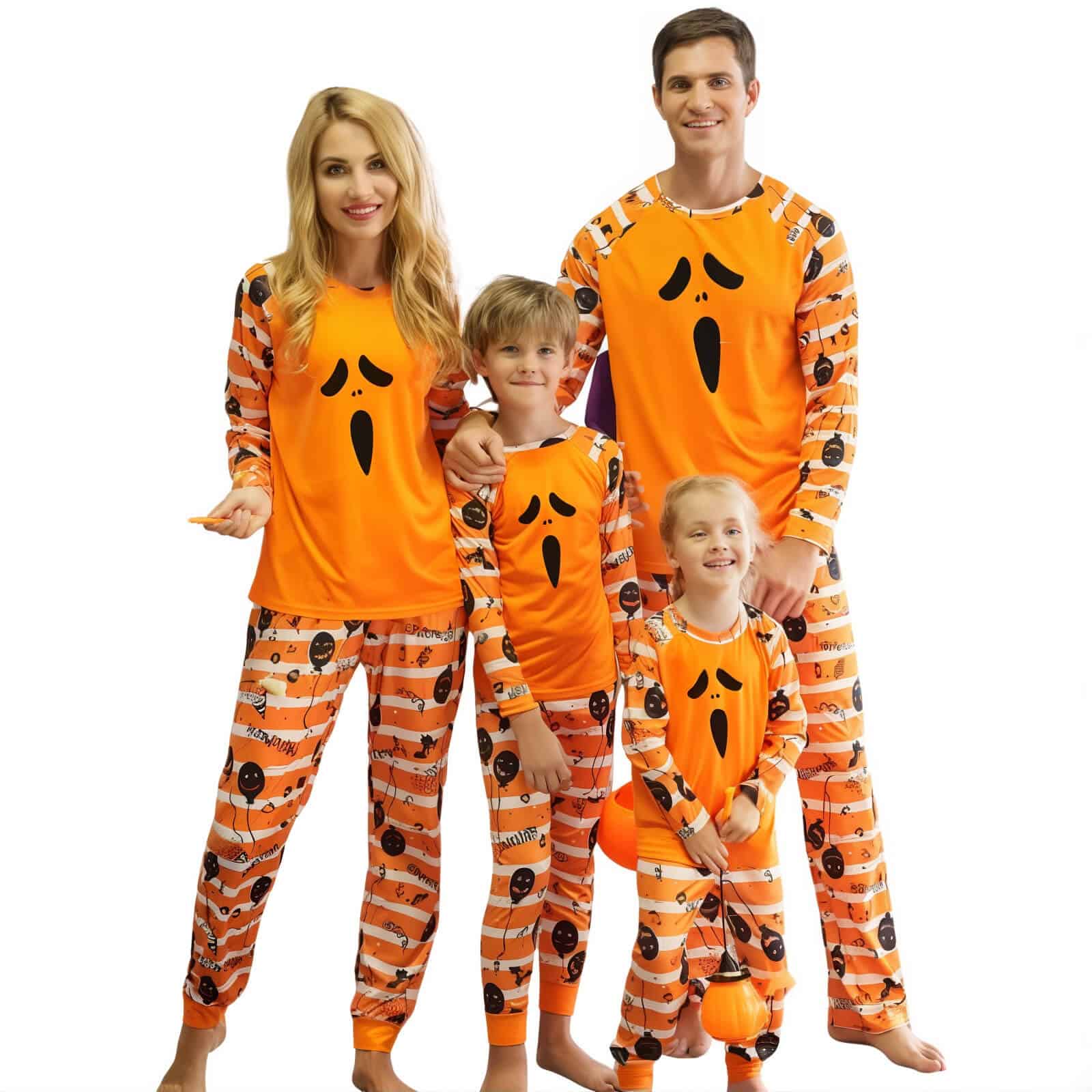Matching Halloween Pajamas Scream - Jack Pumpkin