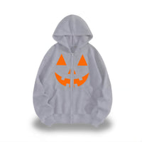 Thumbnail for Mens Halloween Zip Up Hoodie