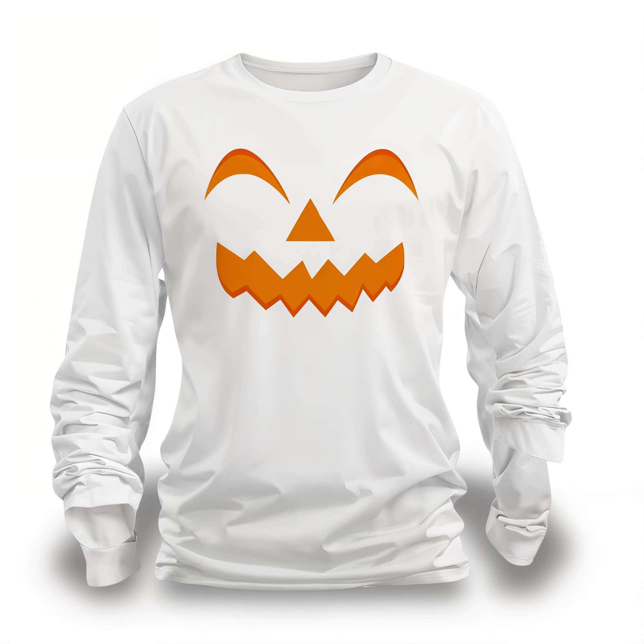 Mens Pumpkin Shirt Long Sleeve