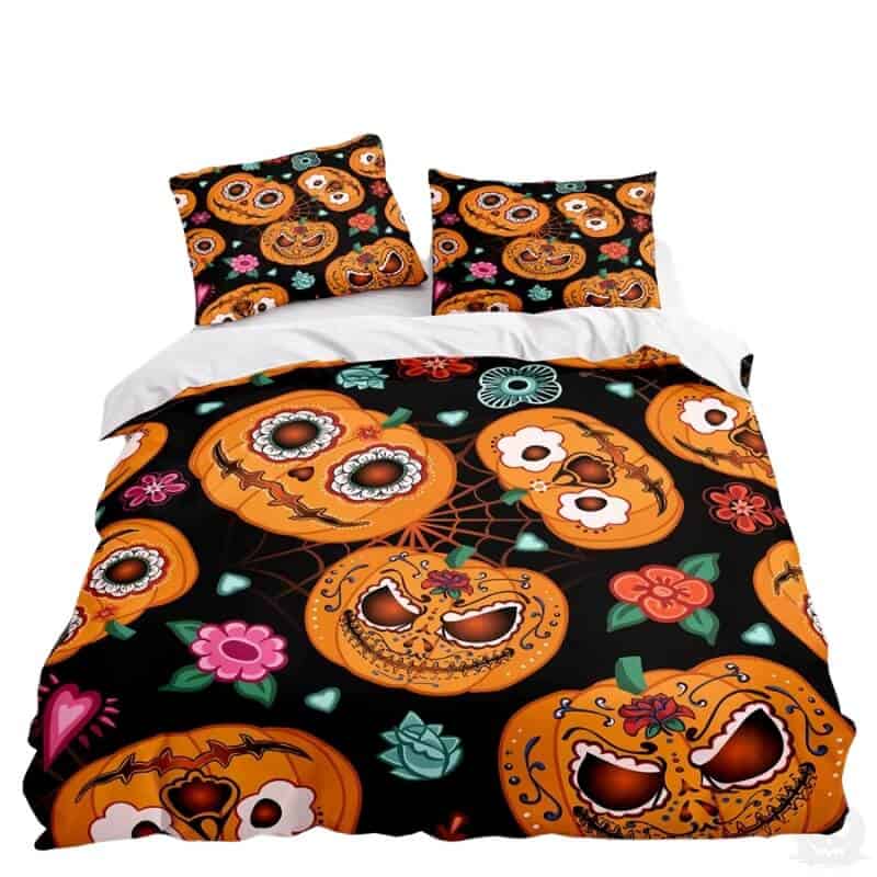 Mexican Bed Sheets – Pumpkins for Halloween - Jack Pumpkin