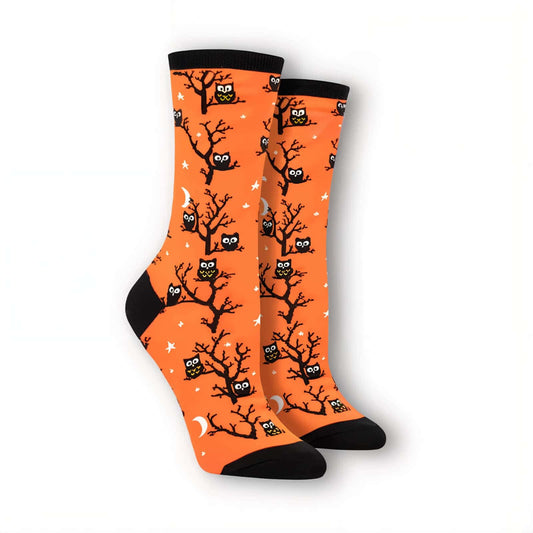Owl Socks - Jack Pumpkin