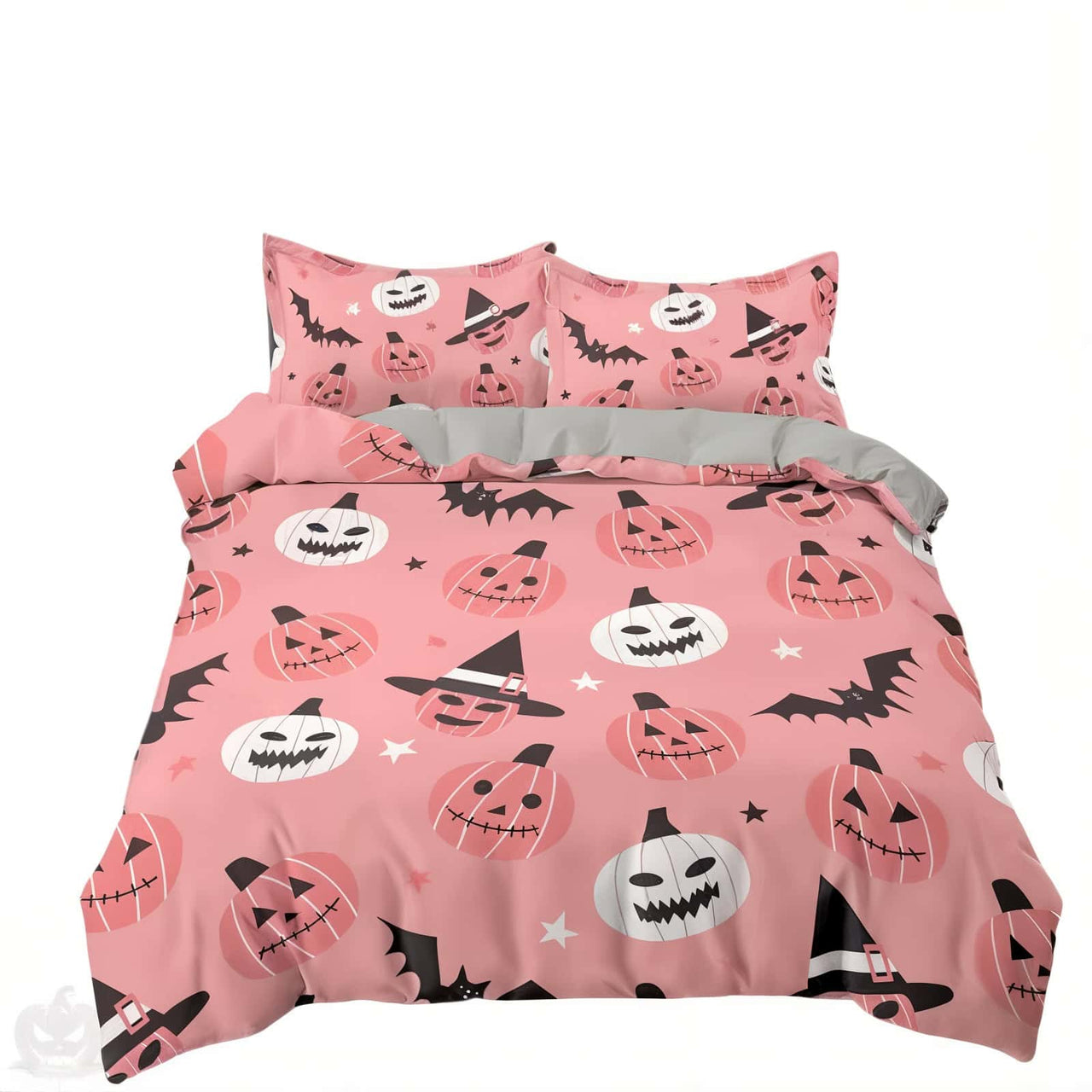 Pink Halloween Bed Sheets - Jack Pumpkin