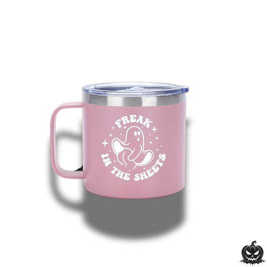 Pink Halloween Ghost Mug - Jack Pumpkin