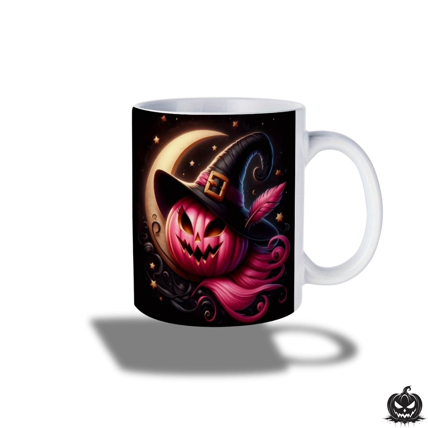 Pink Halloween Mug - Jack Pumpkin