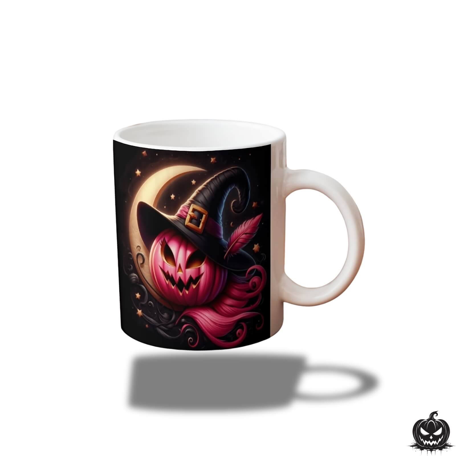 Pink Halloween Mug - Jack Pumpkin
