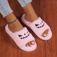 Thumbnail for Pink Halloween Slippers