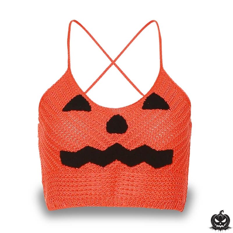 Pumpkin Crop Top For Summer