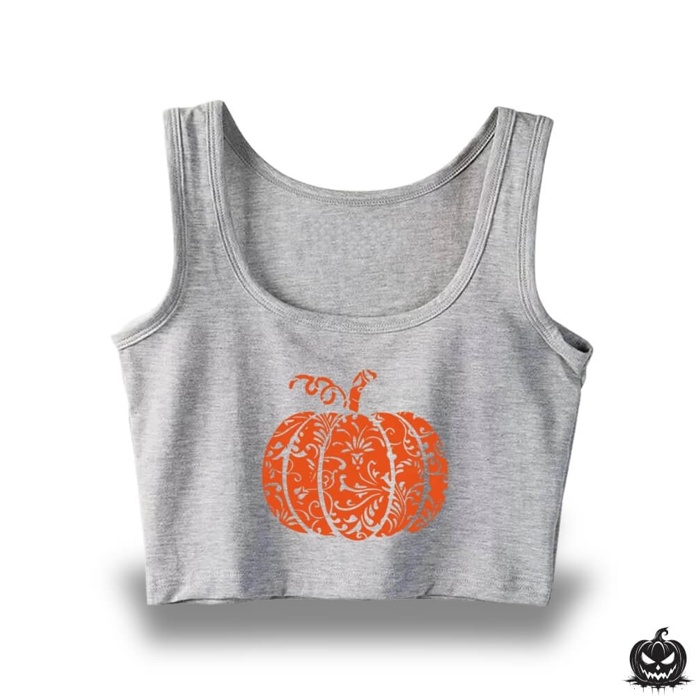 Pumpkin Crop Top Spooky