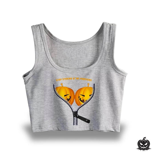 Pumpkin Crop Top Womans - Jack Pumpkin