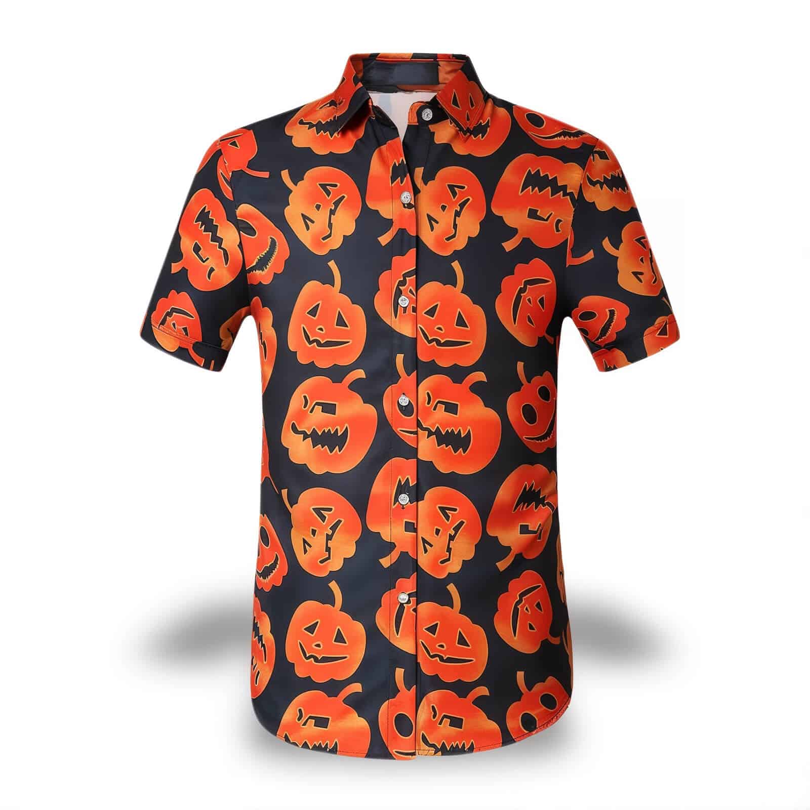 Pumpkin Hawaiian Shirt - Jack Pumpkin