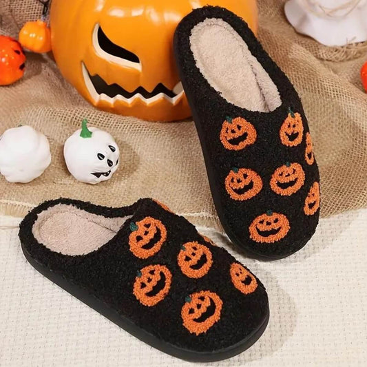 Pumpkin House Shoes - Jack Pumpkin