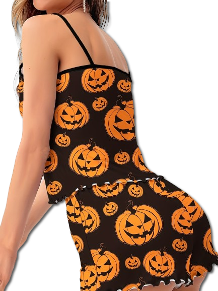 Pumpkin Pajamas For Adults