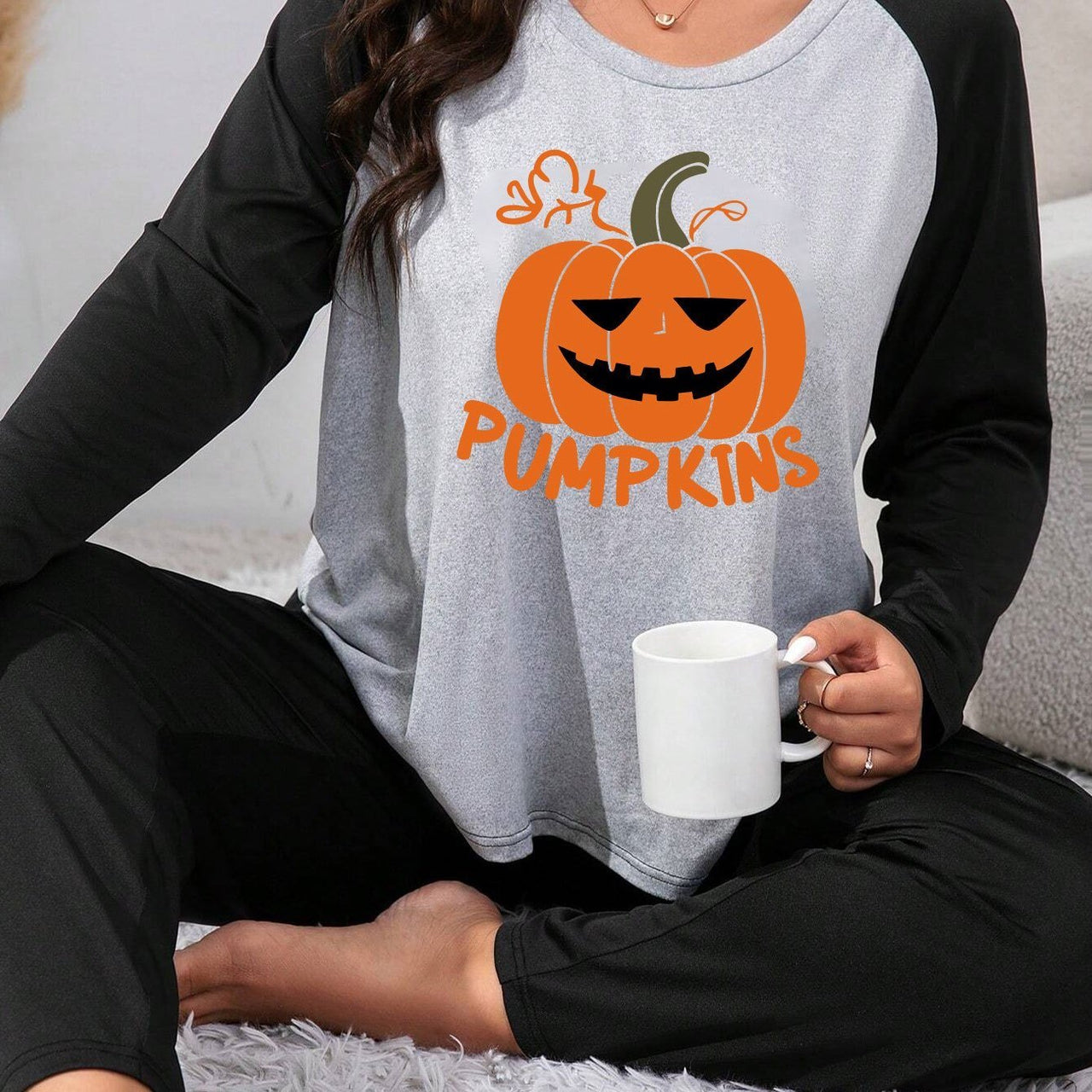 Pumpkin Pajamas For Adults - Jack Pumpkin